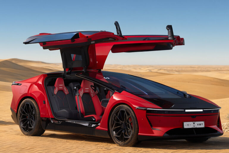 CEER EXOBOT Electric Sedan SUV Saudi Arabia