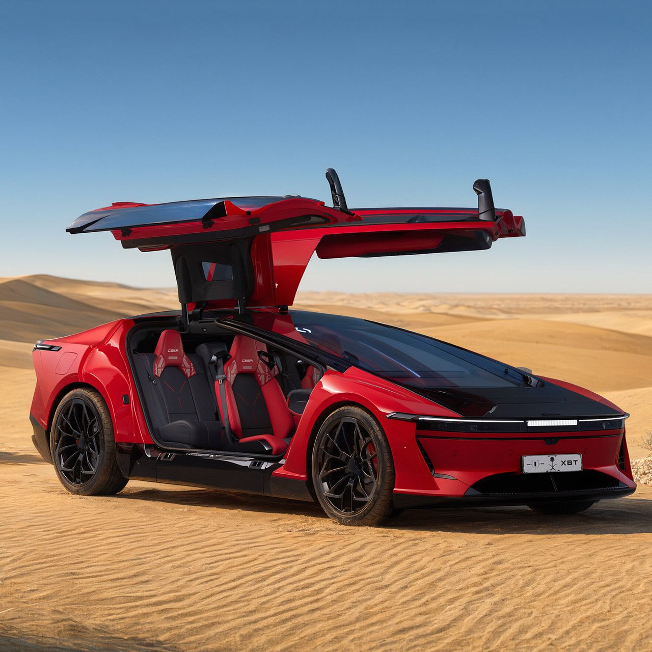 CEER EXOBOT Electric Sedan SUV Saudi Arabia