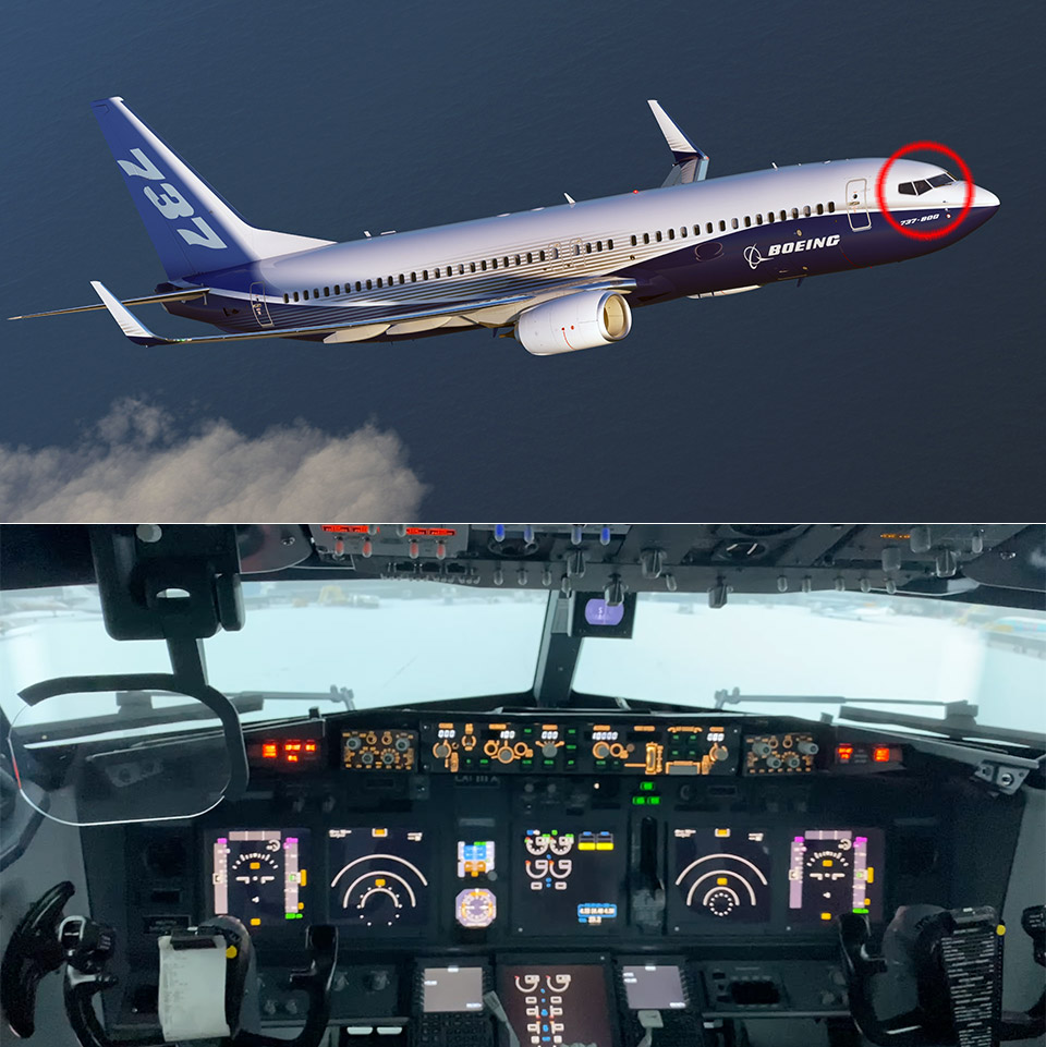FlyWithRookie Home Flight Simulator Boeing 737-800 Motion