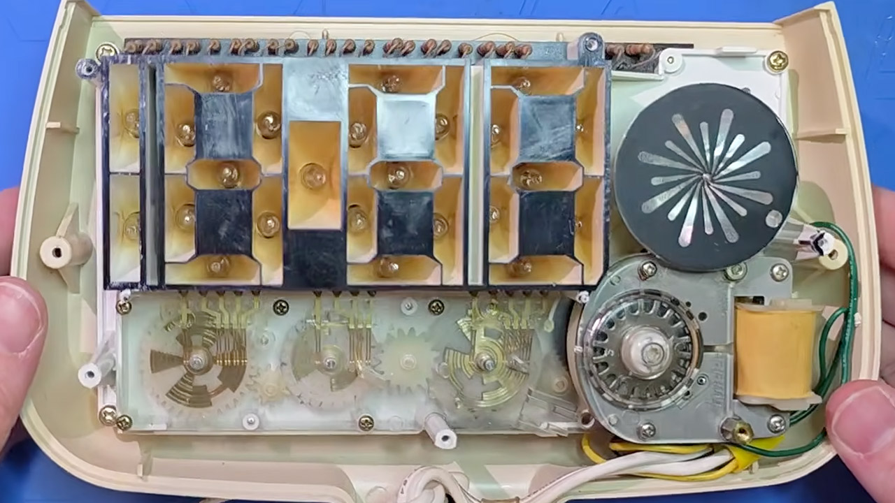 Tamura Lumitime Clock Digital 1970s No Electronics
