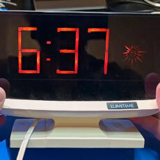 Tamura Lumitime Clock Digital 1970s No Electronics