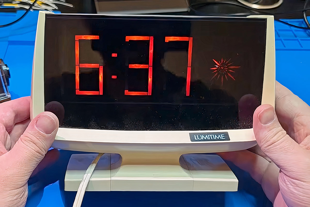 Tamura Lumitime Clock Digital 1970s No Electronics