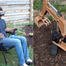 3D-Printed FPV Excavator Camera