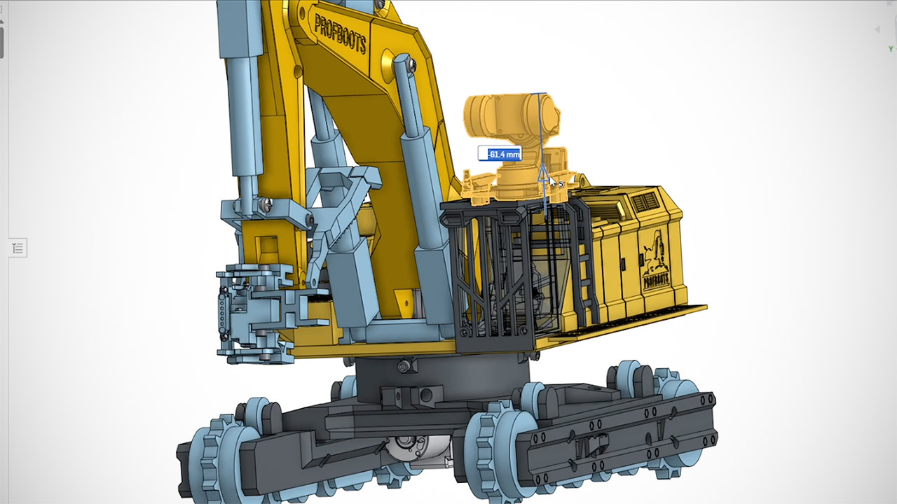 3D-Printed Excavator Camera