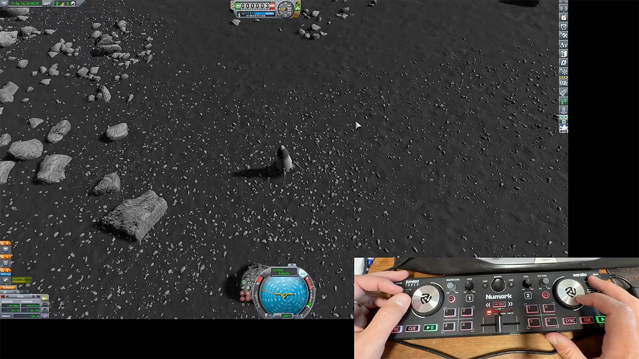 Scott Manley Launching Kerbal Spaceship Rocket DJ Mixer