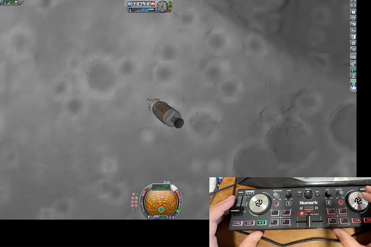 Scott Manley Launching Kerbal Spaceship Rocket DJ Mixer