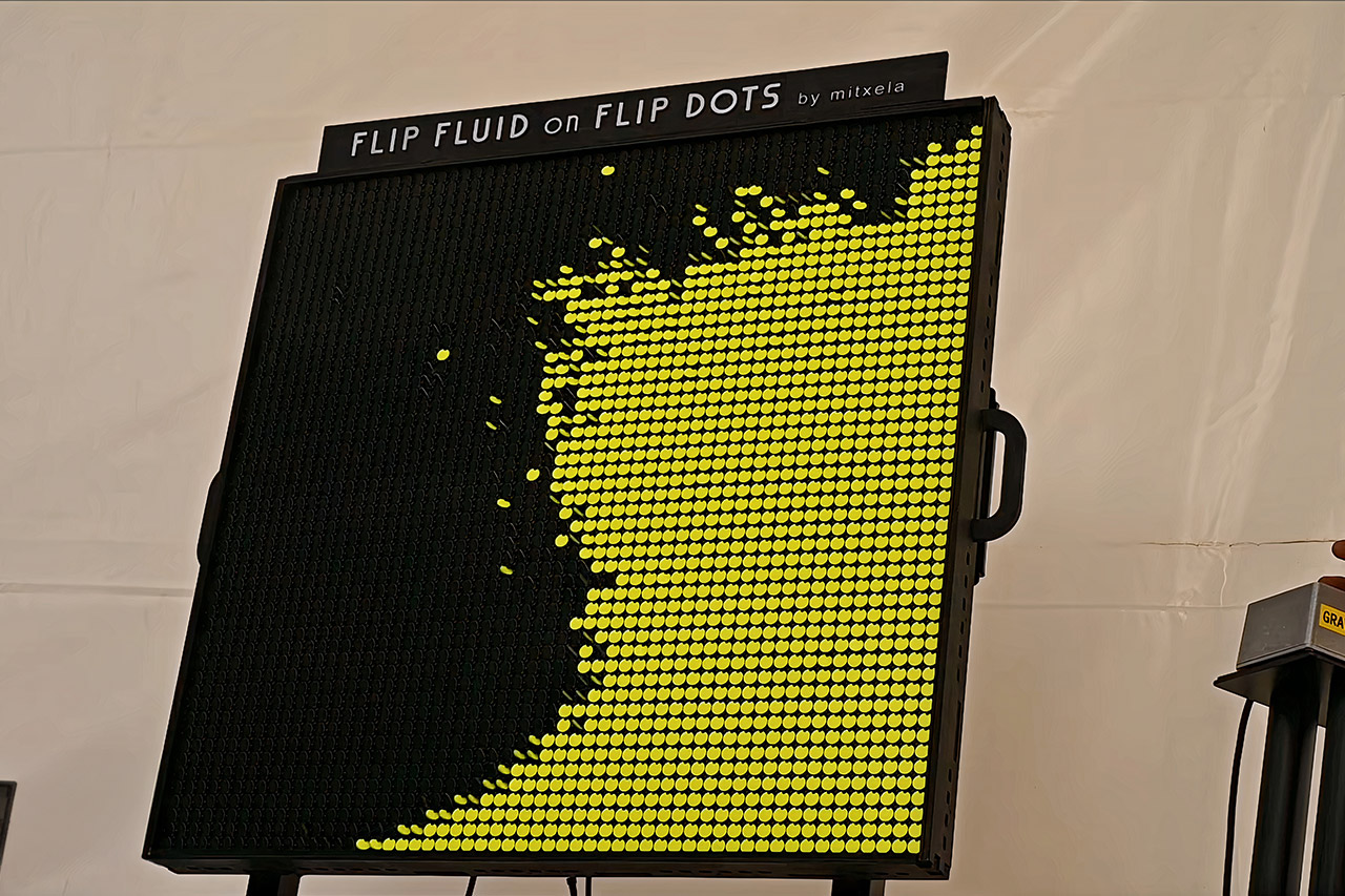 Flip Fluid Flip Dots Project Board