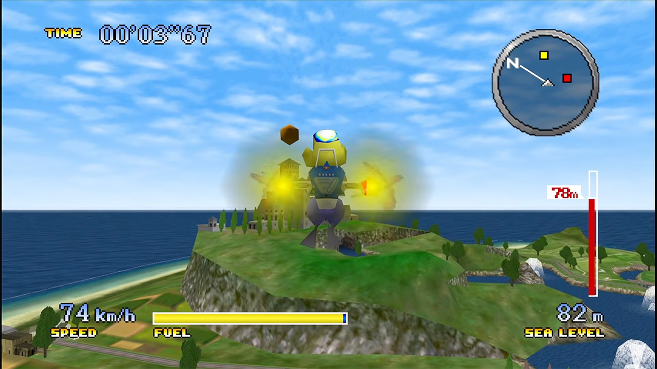 Pilotwings 64 Recompiled Recomp PC Port Screenshot