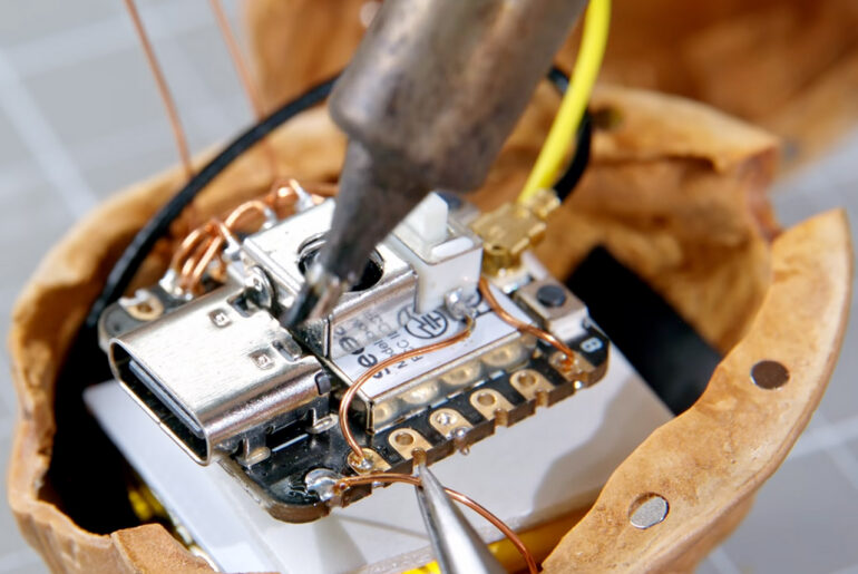 Smart IR Blaster Walnut Shell Project