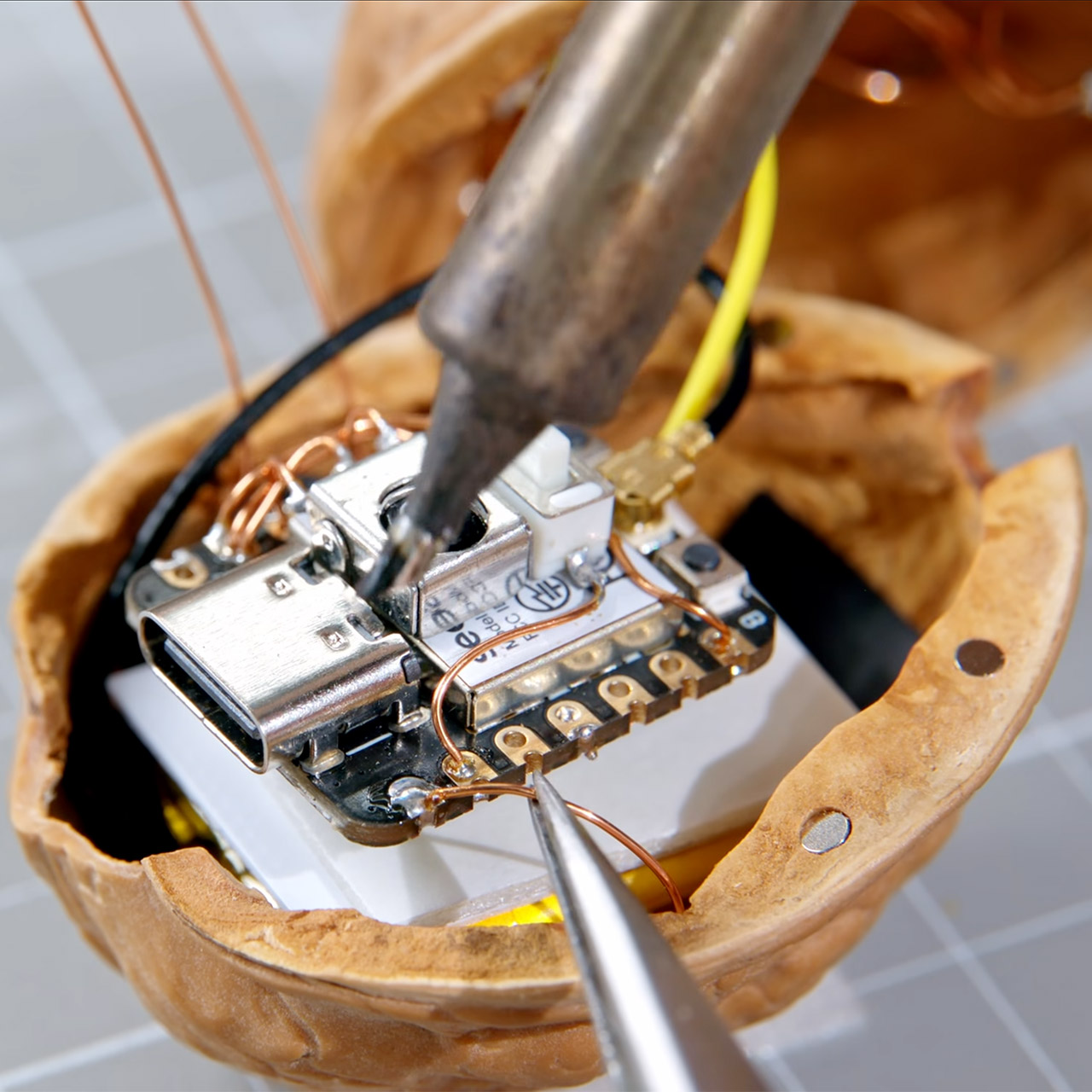 Smart IR Blaster Walnut Shell Project