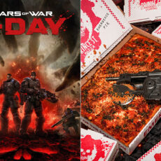 Xbox Prince Street Pizza Gears of War Lancer Cutter