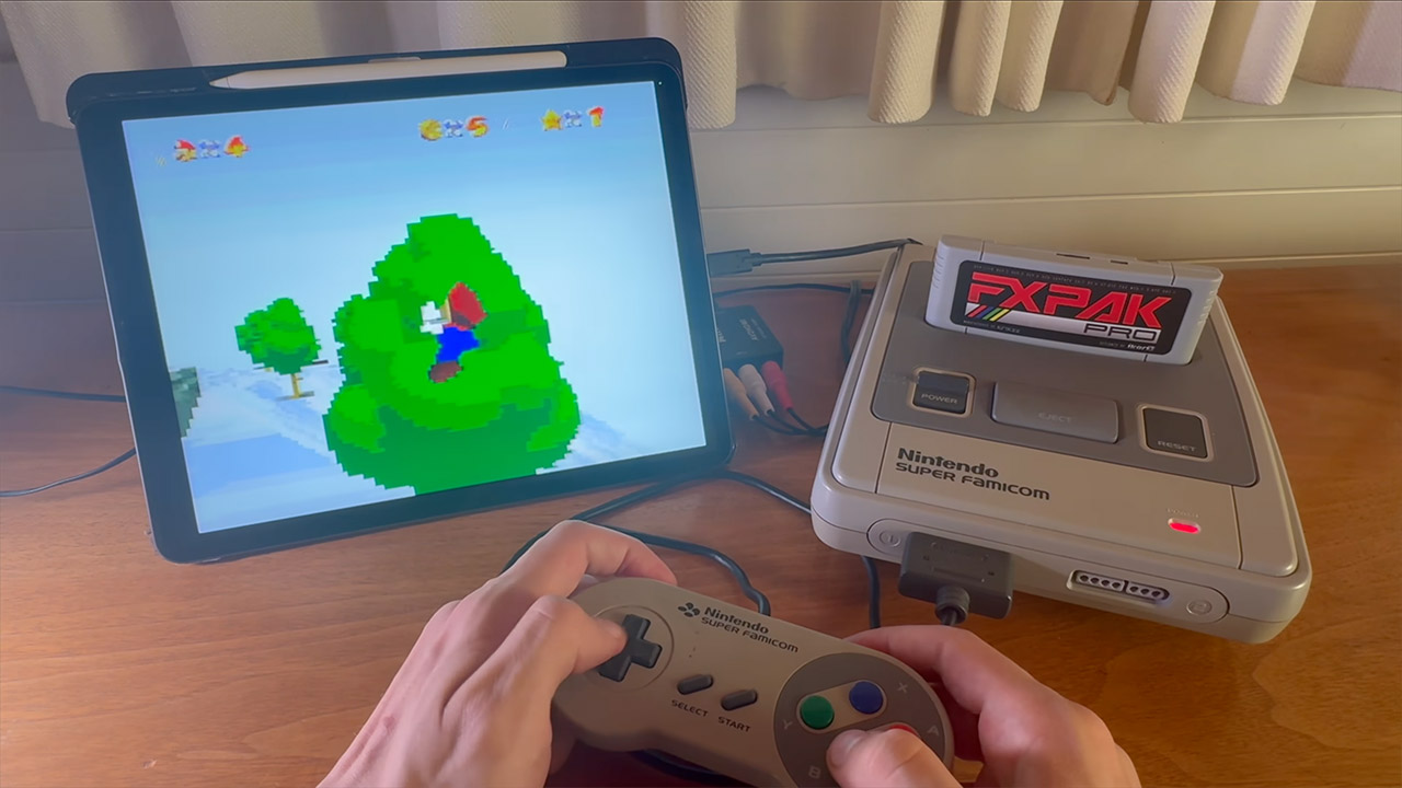 Mario 64 Super Nintendo SNES Port Super FX Chip