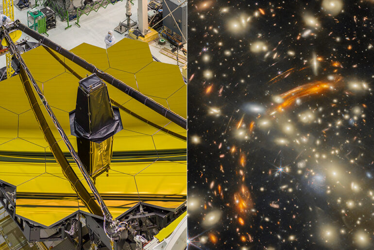 James Webb Space Telescope Gravitational Lensinc MACS J0454