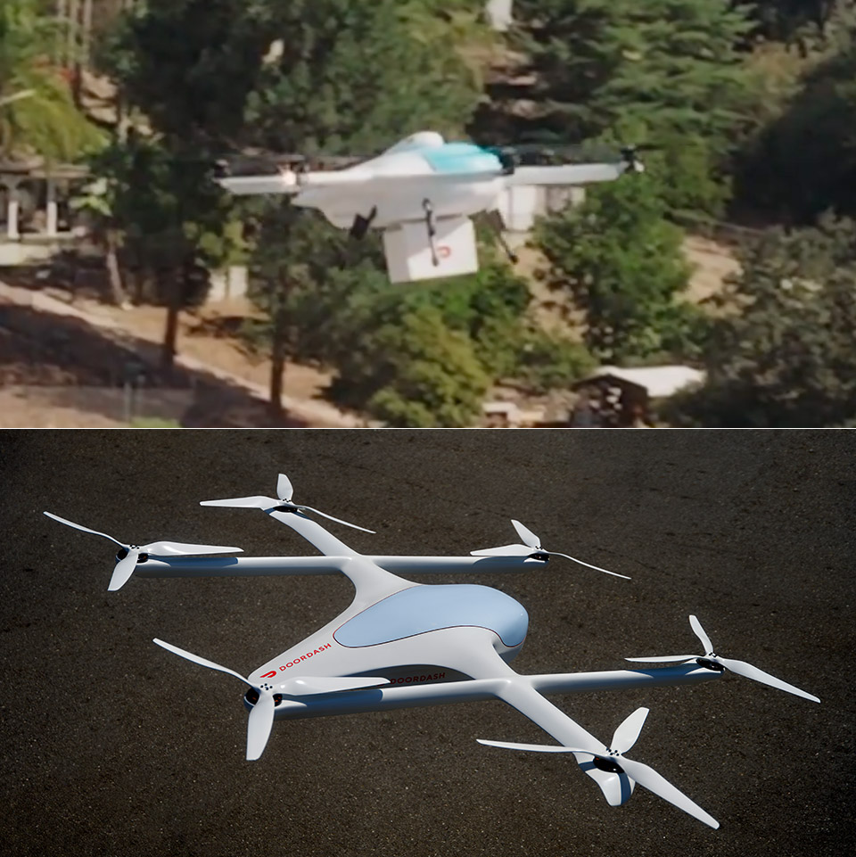 DoorDash Air Drone Reveal Delivery