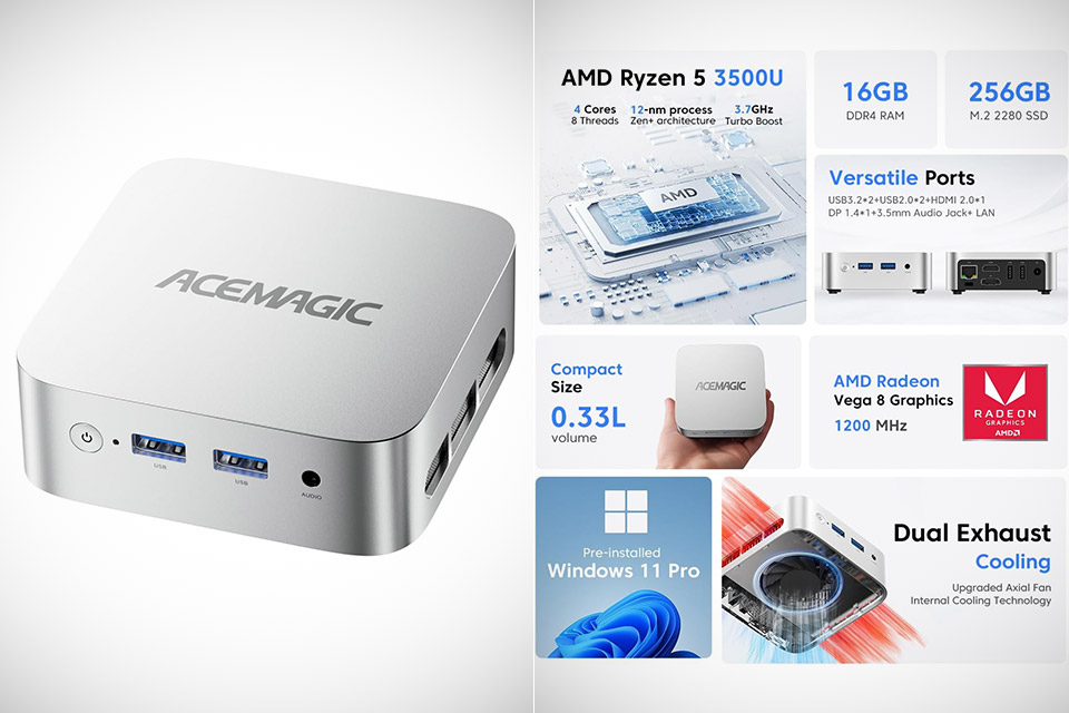 ACEMAGIC Kron Mini K1 Mini PC Ryzen