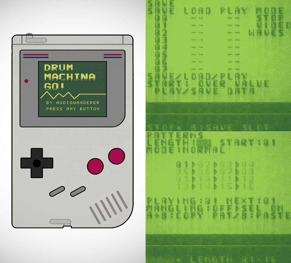 Drum Machina Go DMGo! Drum Machine Game Boy