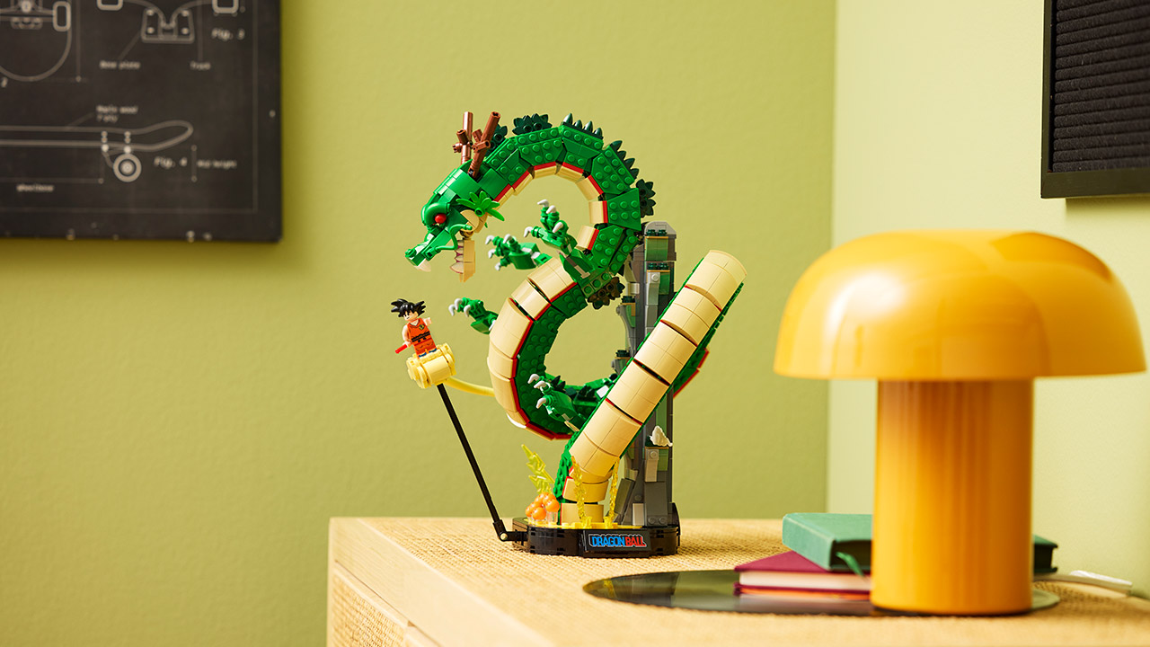LEGO Icons Dragon Ball Shenron and Goku Set 11390