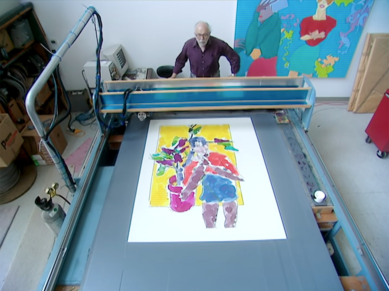 AARON AI Computer Painter Program 1996