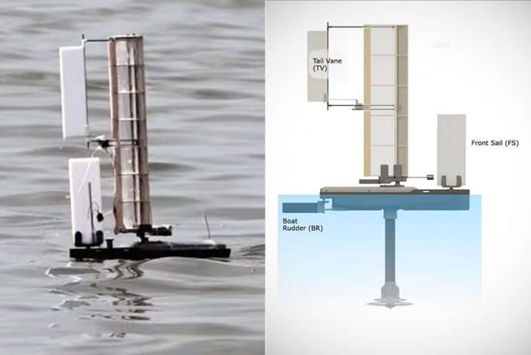 ALBATROSS Robot Maple Seed Rotation Sail