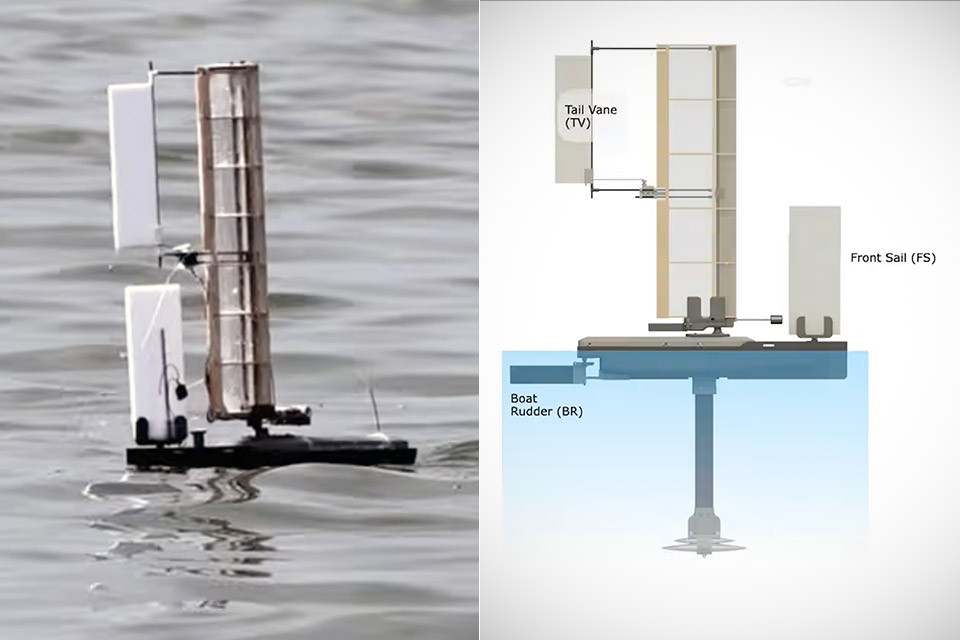 ALBATROSS Robot Maple Seed Rotation Sail