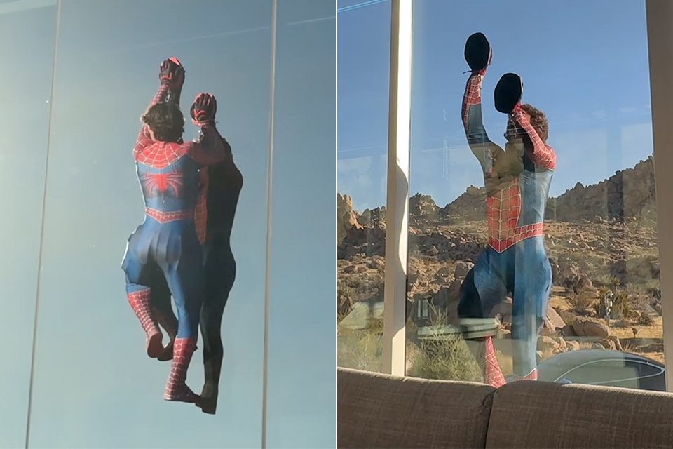 Jake Laser Spider-Man Gecko Climbing Suit