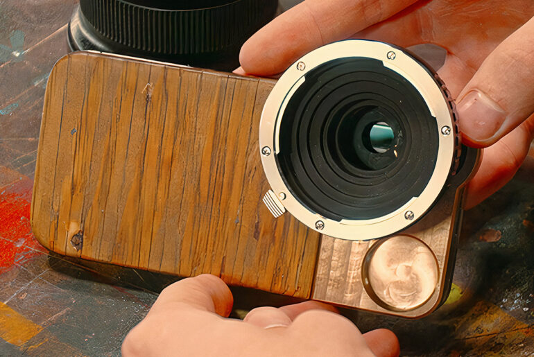 CMOUNTIPHONE2 Mounting DSLR Lenses iPhone 13 Mod