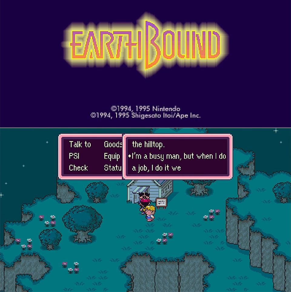 EarthBound SNES Native PC Port Widescreen