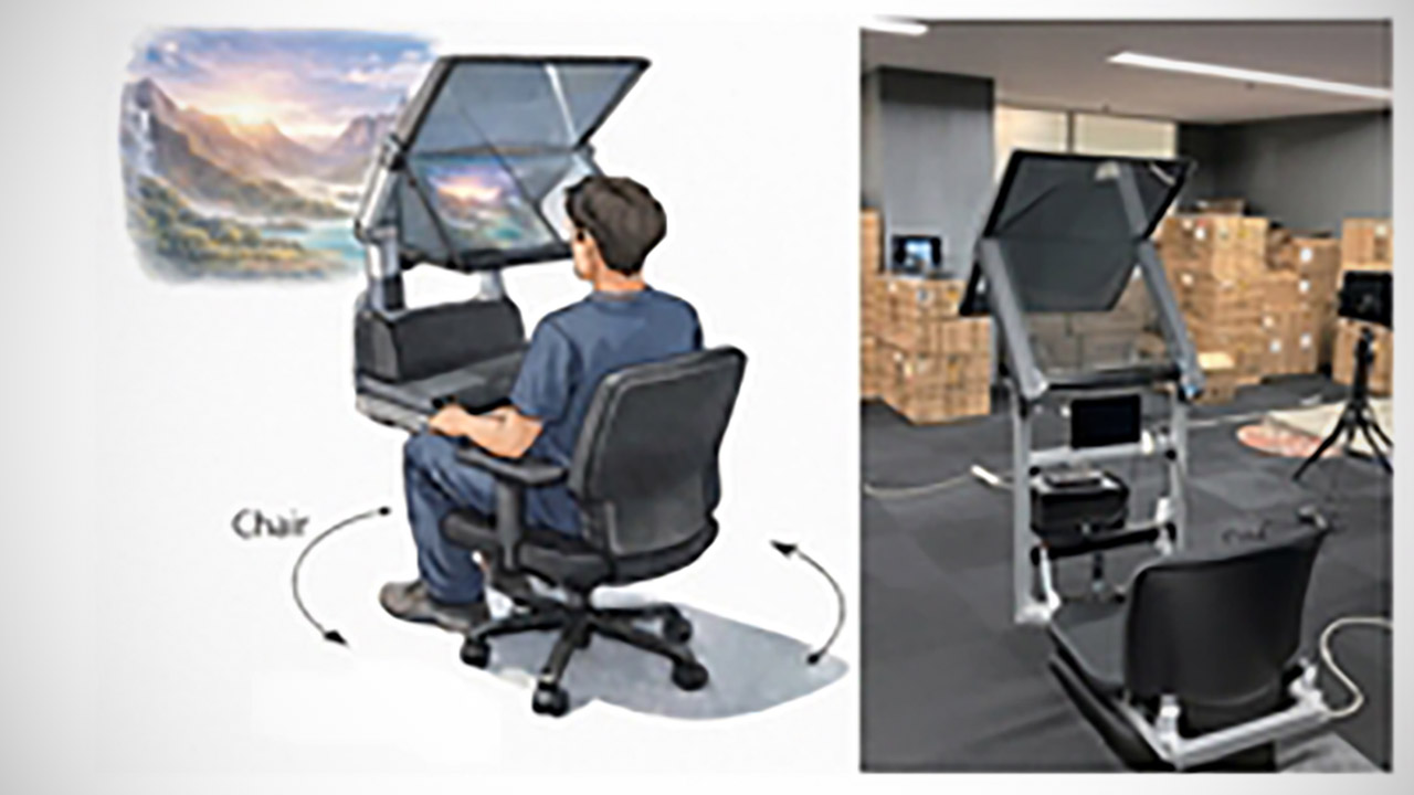 Mountless Aerial HMD Floating Virtual Reality Without Headset