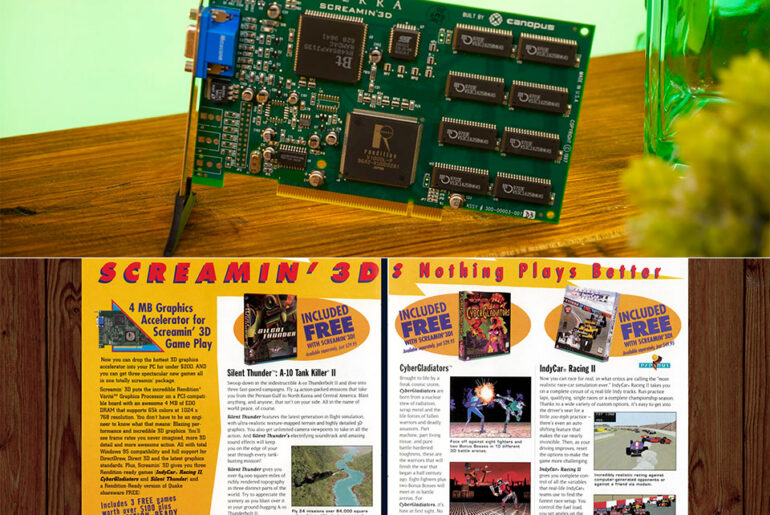 Sierra Screamin 3D Graphics Card 1996