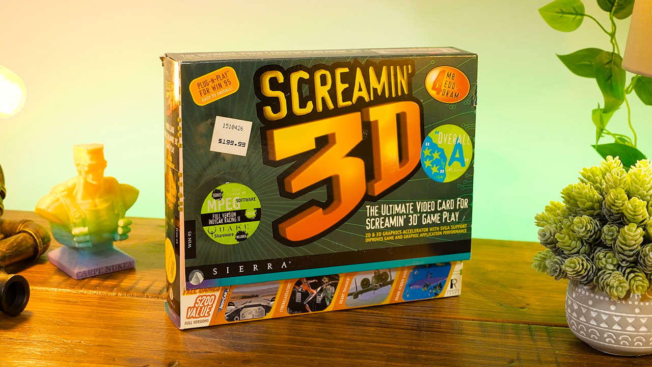 Sierra Screamin 3D Graphics Card 1996