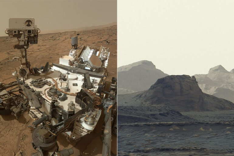 NASA Curiosity Rover Mars Dawn Morning