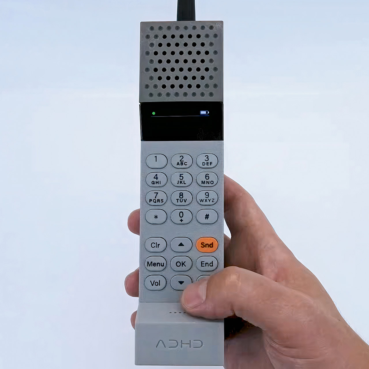 Kevin Noki DIY Homemade ADHD ONE Brick Phone