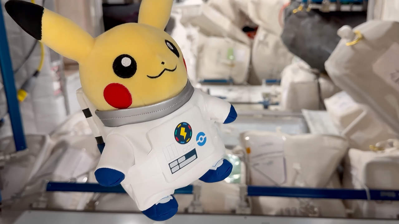 ESA Astronaut Pikachu ISS Trip