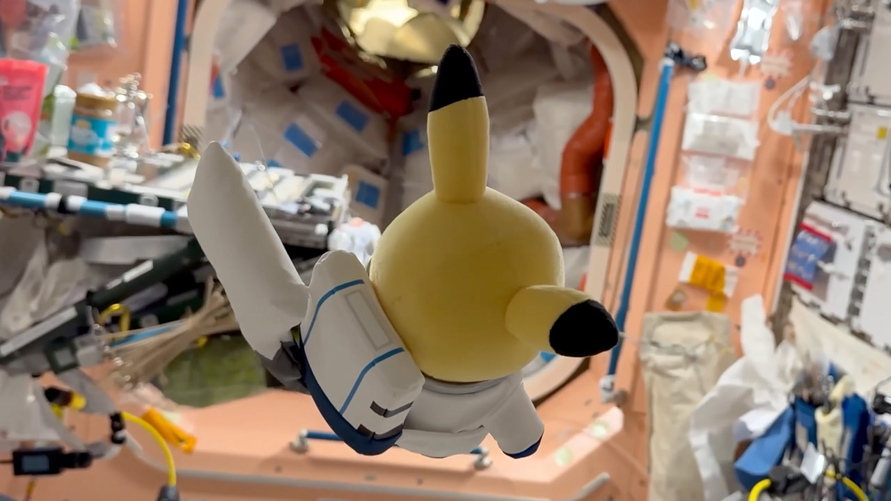 ESA Astronaut Pikachu ISS Trip