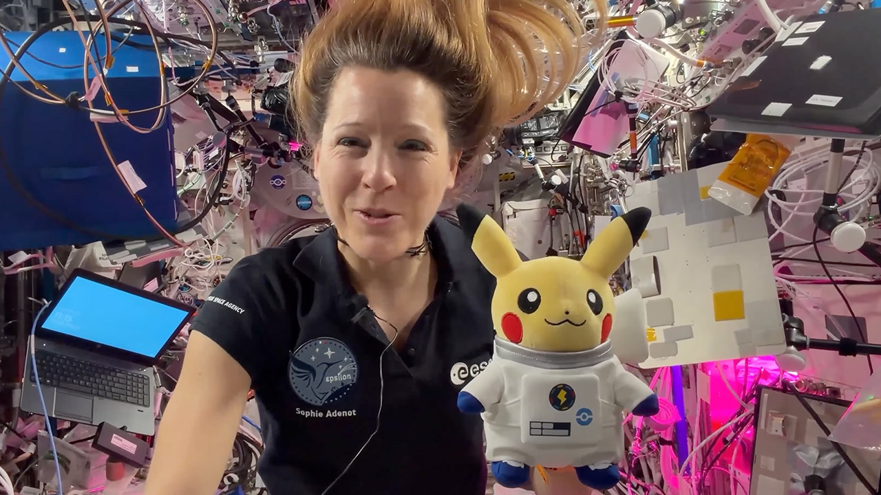 ESA Astronaut Pikachu ISS Trip