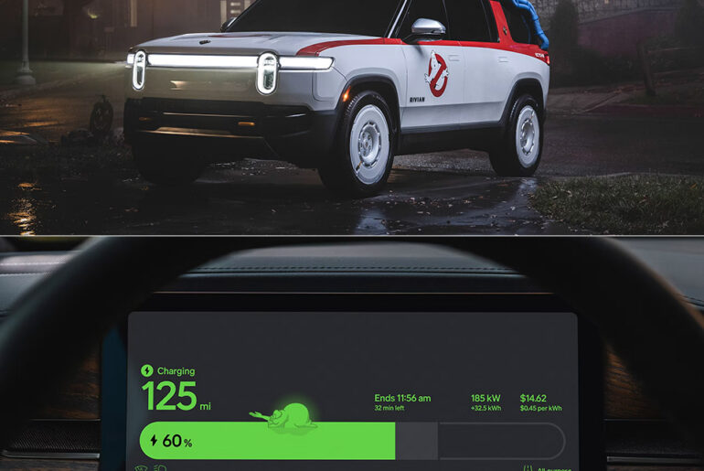 Rivian Halloween Mode Ghostbusters 2026