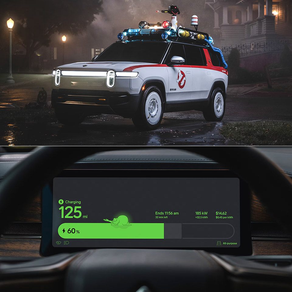 Rivian Halloween Mode Ghostbusters 2026