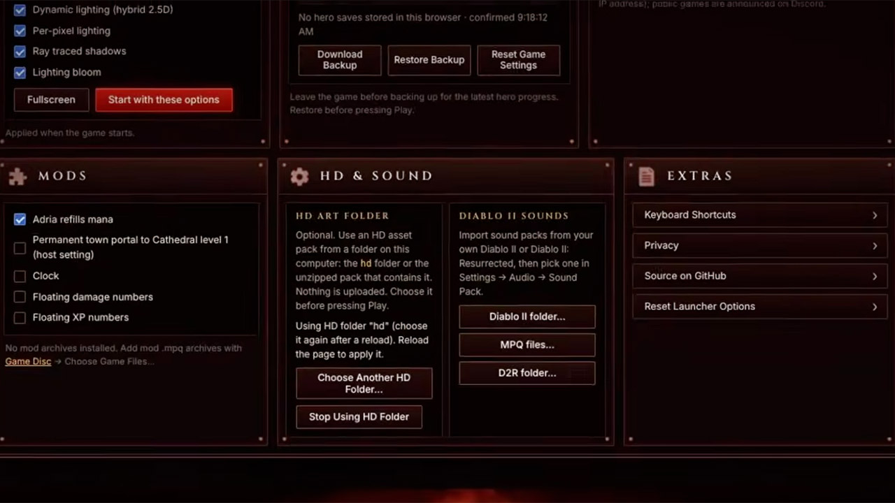 DamnationX Diablo 1 Fan Remake