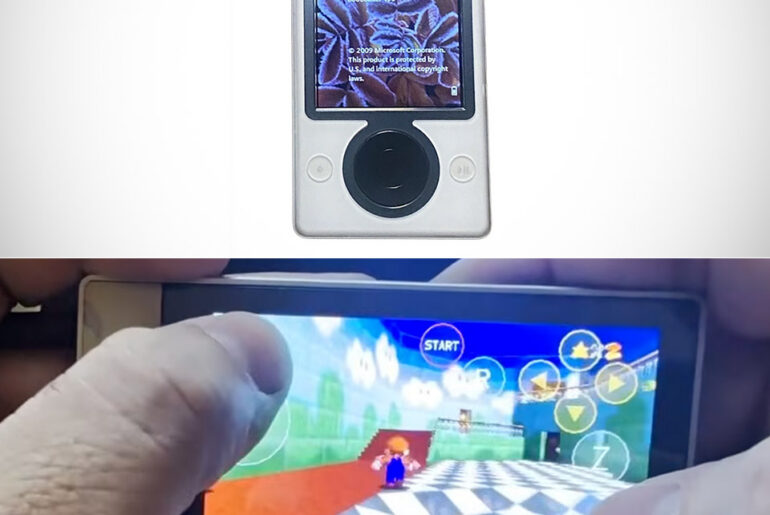 Super Mario 64 Microsoft Zune HD Port