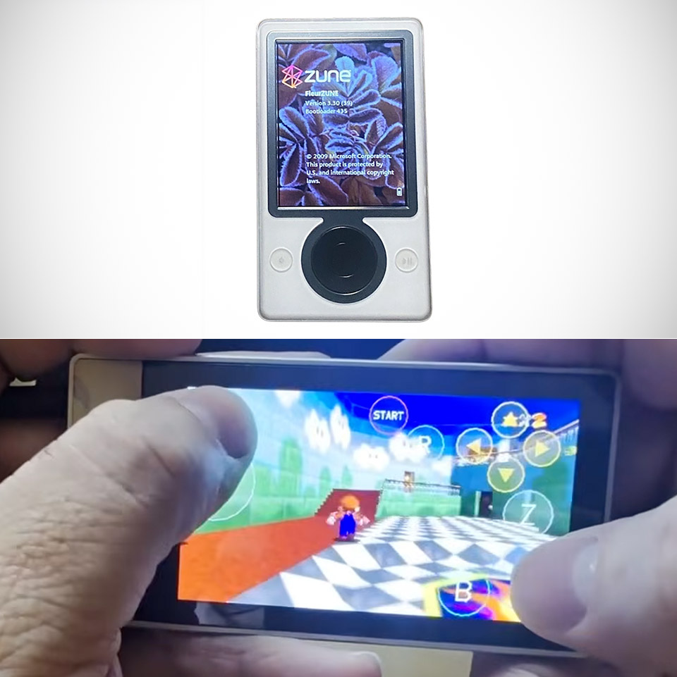 Super Mario 64 Microsoft Zune HD Port