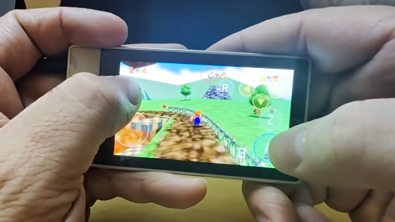 Super Mario 64 Microsoft Zune HD Port