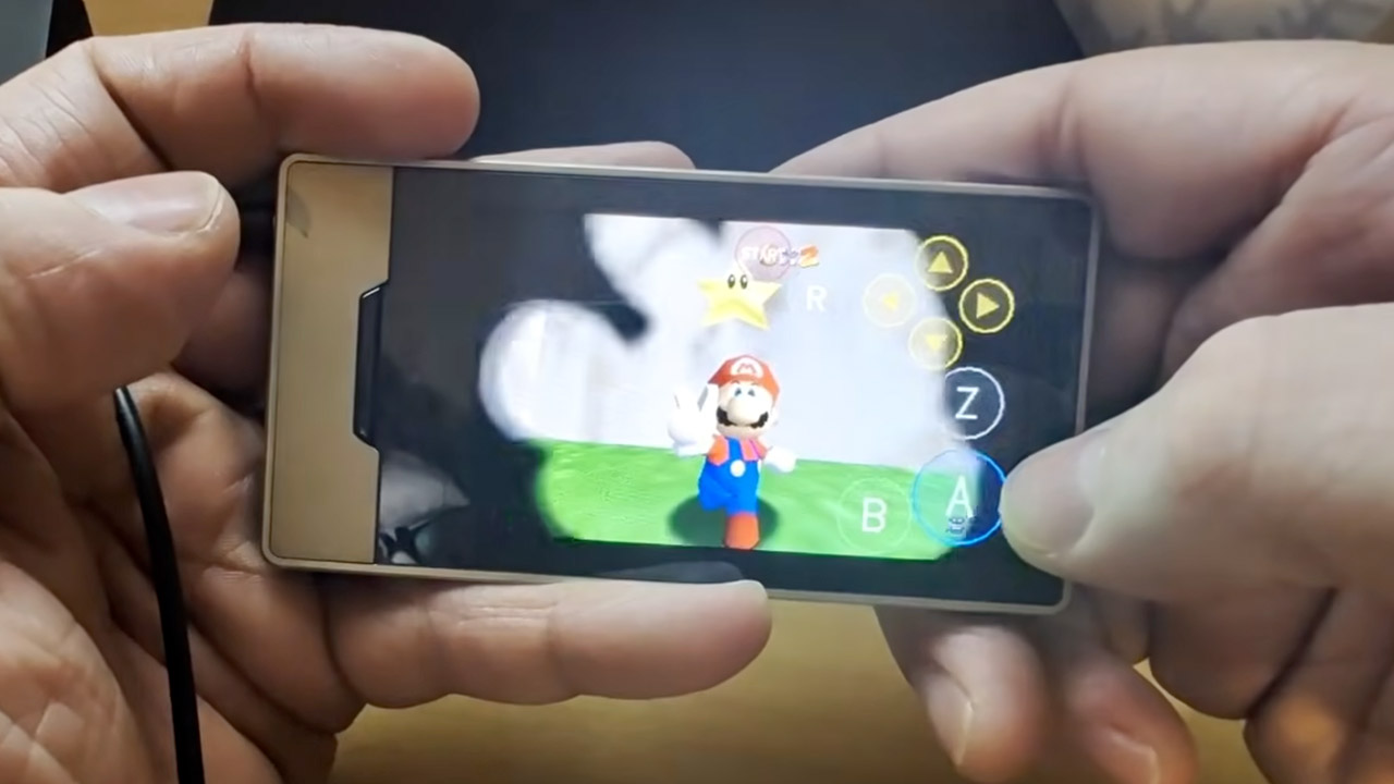 Super Mario 64 Microsoft Zune HD Port