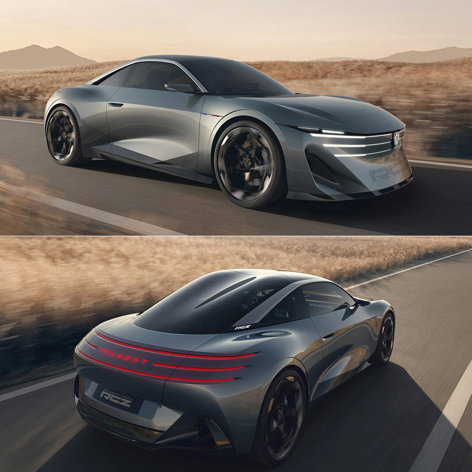 Peugeot RCZ Vision Paris Reveal