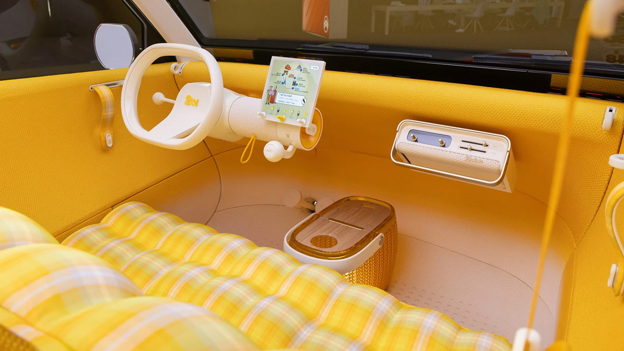 Citroen 2 CV Concept Interior