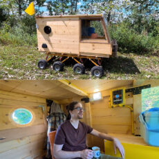 DIY Homemade 8x8 Electric Tank Camper