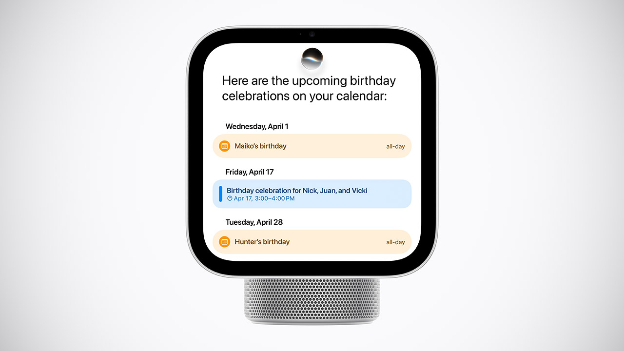 Apple HomeView Entertainment Screen Hub Reveal