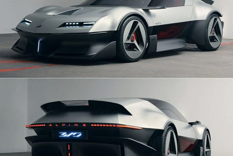 Alpine A310 VISION Concept Electric Supercar