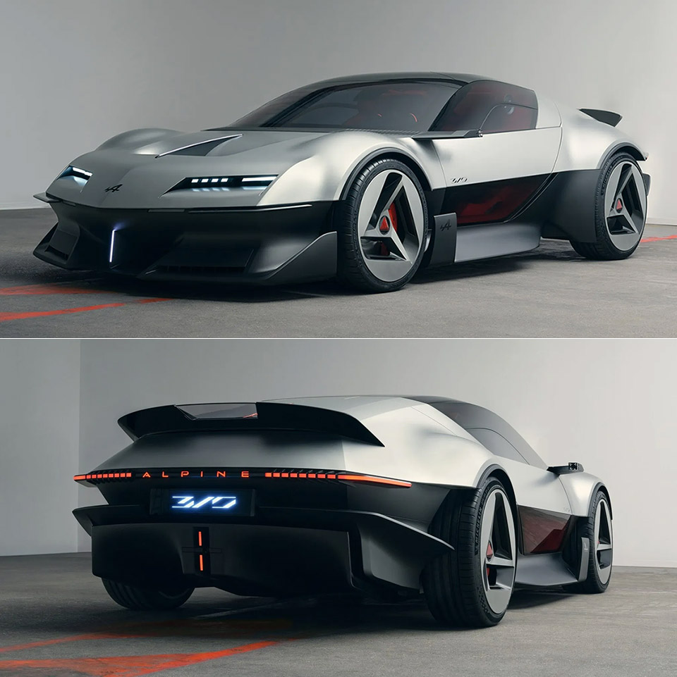 Alpine A310 VISION Concept Electric Supercar
