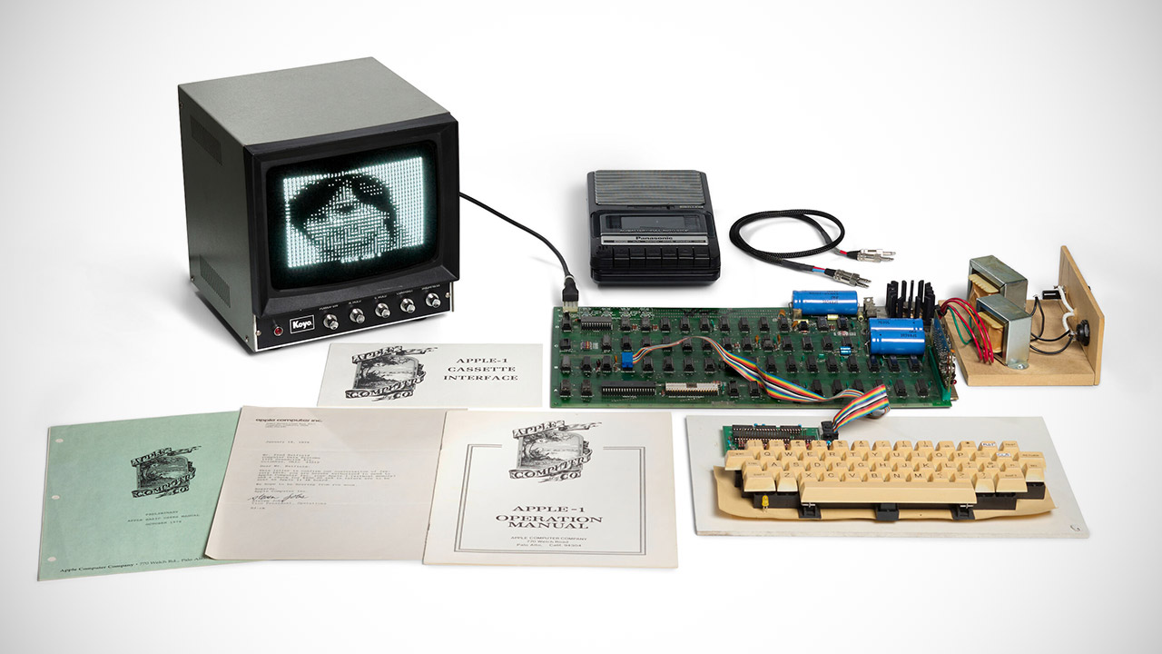 Hatfield Apple One Computer Signed Steve Wozniak Auction