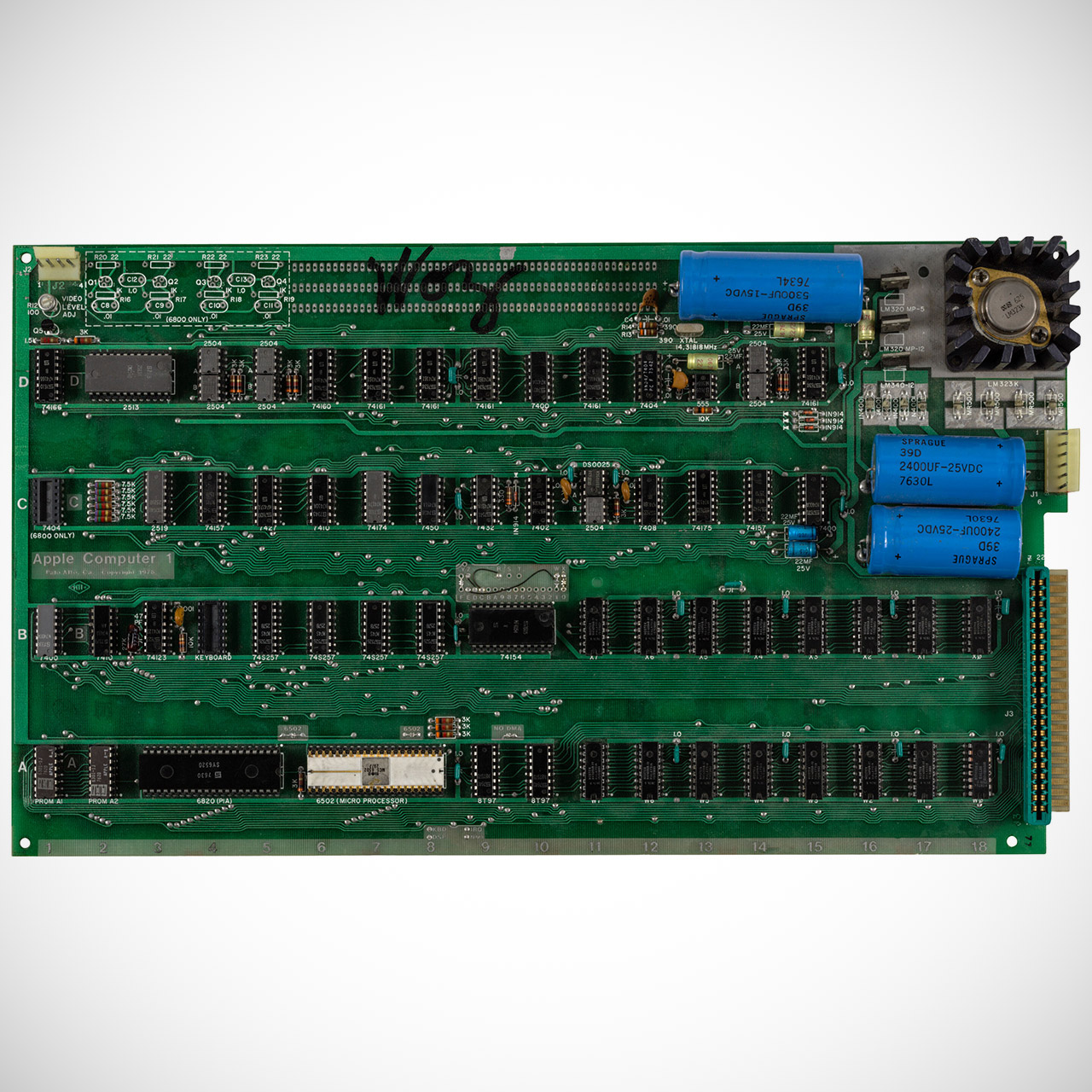 Hatfield Apple One Computer Signed Steve Wozniak Auction